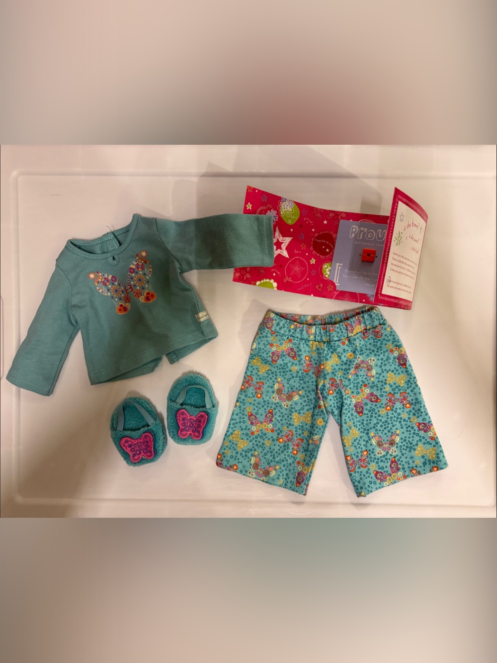 American Girl Doll Butterfly Garden PJ's